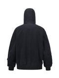 Men's Zip Up Washed Hooded Jacket - Hovatok