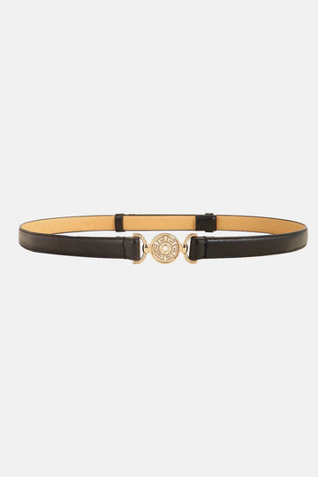 Rhinestone Decor PU Leather Belt - Hovatok