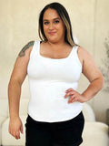 Basic Bae Full Size Square Neck Wide Strap Tank - Hovatok