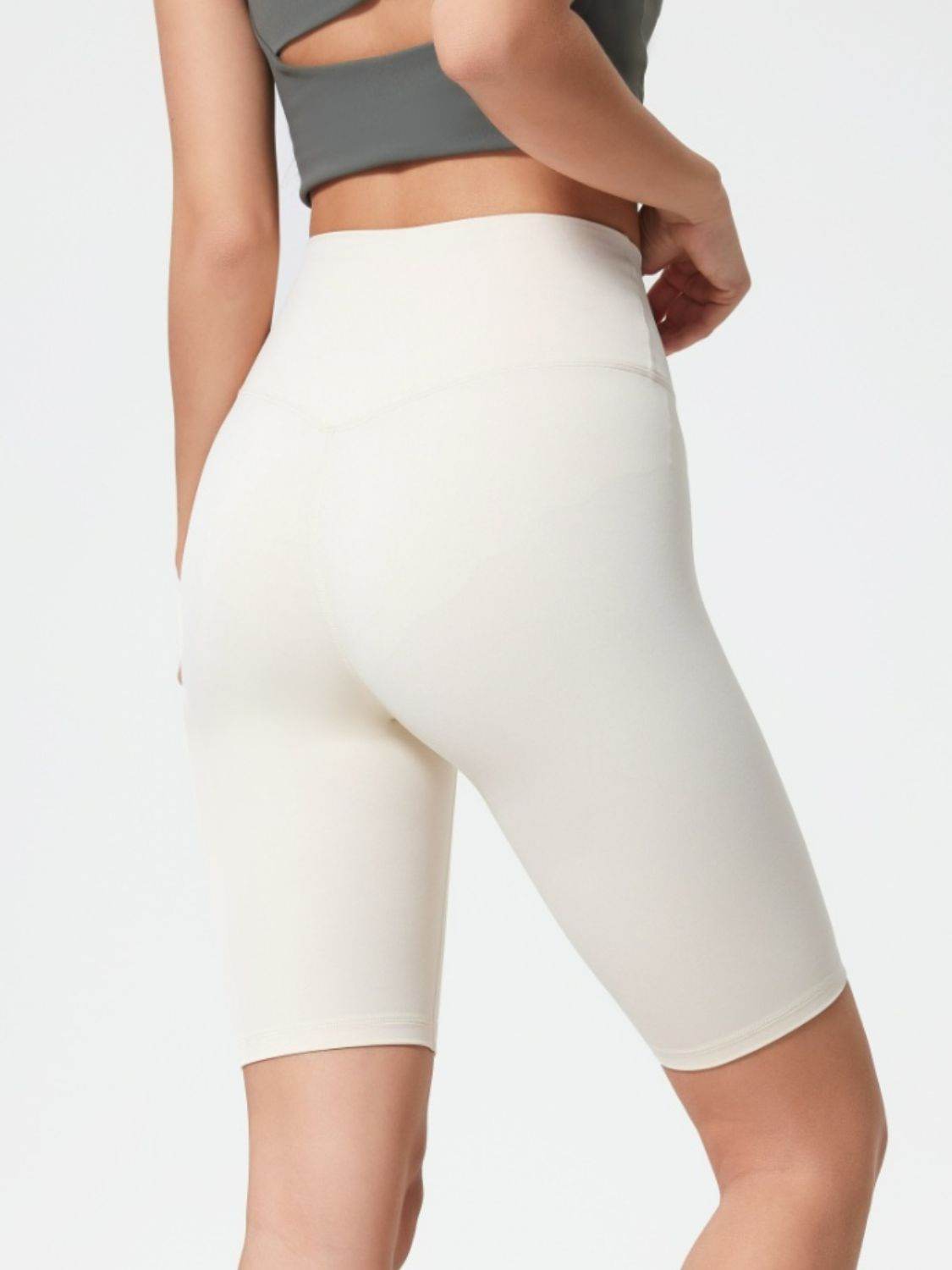 Millennia High Rise Wide Waistband Active Shorts - Hovatok