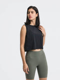 Millennia Round Neck Cropped Active Tank - Hovatok