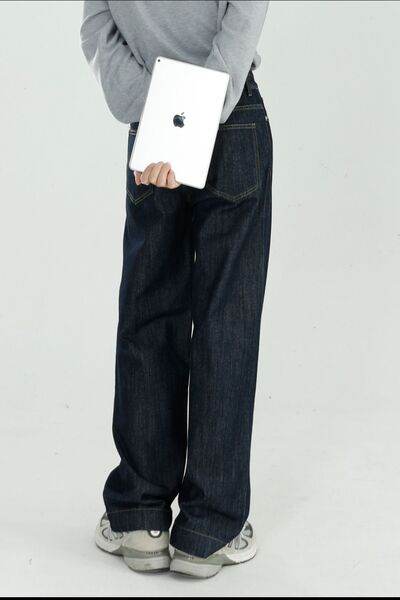 Mid Rise Jeans with Pockets - Hovatok