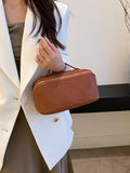 Texture PU Leather Cosmetic Bag - Hovatok