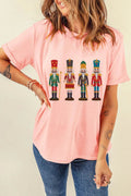 Nutcracker Round Neck Short Sleeve T-Shirt - Hovatok