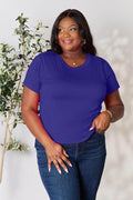 Basic Bae Full Size Round Neck Short Sleeve T-Shirt - Hovatok