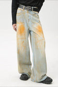 Waste Soil Wide Leg Jeans - Hovatok