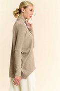 Davi & Dani Turtleneck Long Sleeve Knit Top - Hovatok