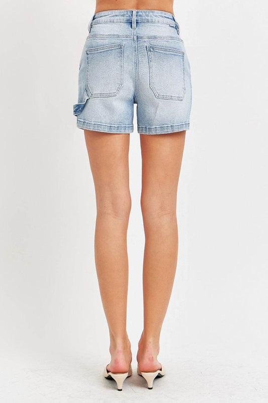 Risen Full Size High Rise Denim Shorts - Hovatok
