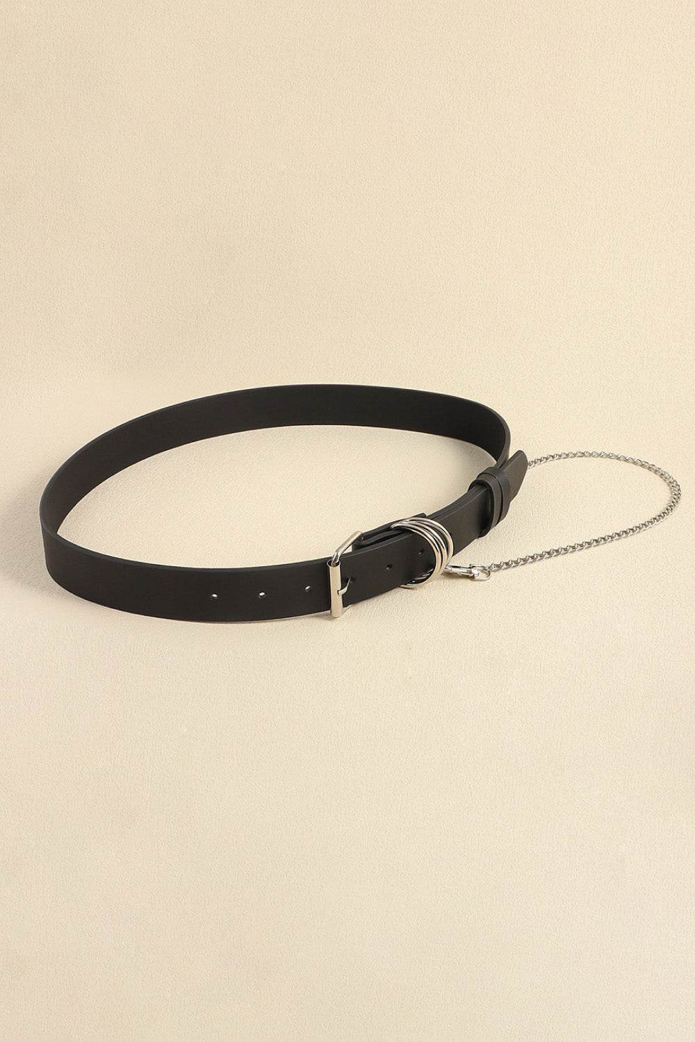 PU Leather Alloy Chain Belt - Hovatok
