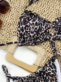 Frill Trill Halter Neck Bikini Set - Hovatok