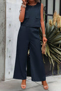 Devine Round Neck Tank and Wide Leg Pants Set - Hovatok