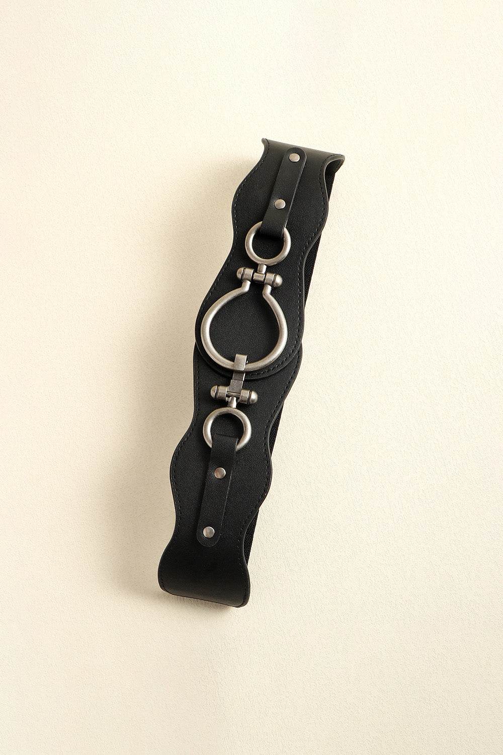 PU Leather Zinc Alloy Buckle Belt - Hovatok
