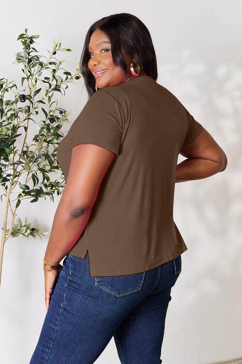 Basic Bae Full Size Round Neck Short Sleeve T-Shirt - Hovatok
