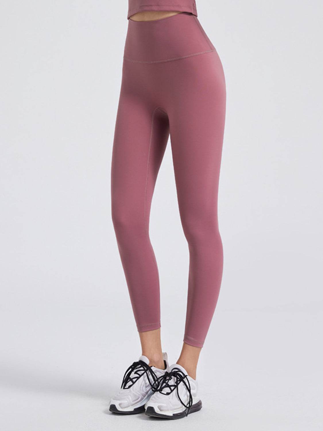 Wide Waistband Sports Leggings - Hovatok