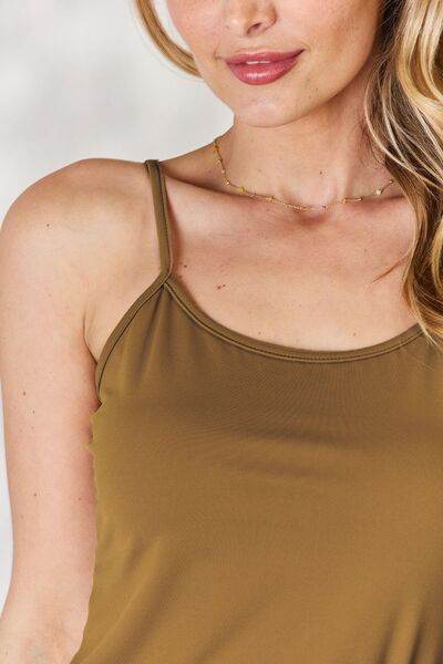 Basic Bae Full Size Round Neck Slim Cami - Hovatok