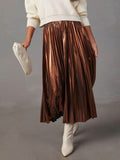 Pleated Midi Skirt - Hovatok