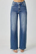 RISEN High Waist Jeans with Pockets - Hovatok