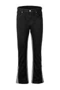 Men's Contrast Bootcut Jeans - Hovatok