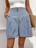 Perfee Frill Shorts with Pockets - Hovatok