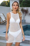 Angel Wings Cutout Wide Strap Cover-Up - Hovatok