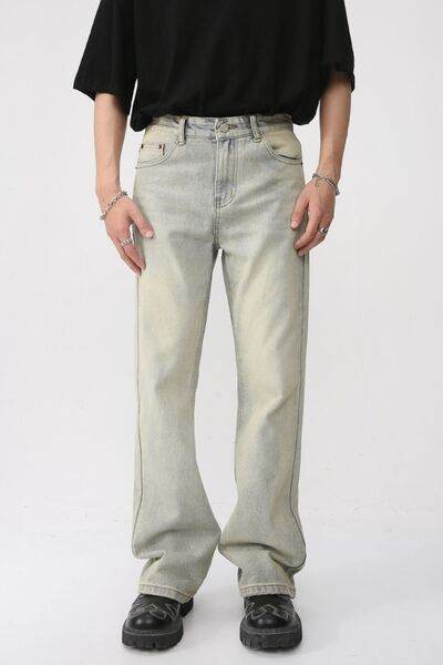 Mid Rise Jeans with Pockets - Hovatok