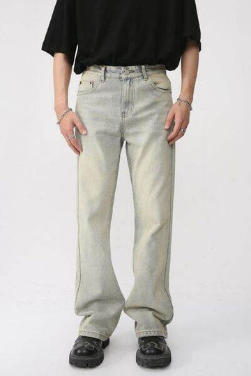 Mid Rise Jeans with Pockets - Hovatok