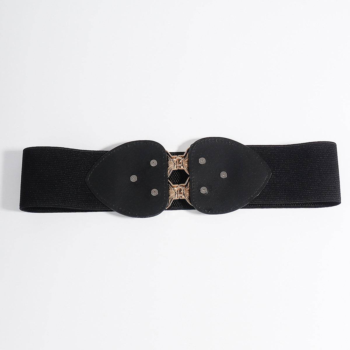 Alloy Leaf Buckle Elastic Belt - Hovatok