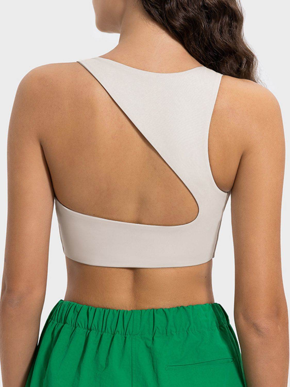 Millennia Cutout Round Neck Active Tank - Hovatok