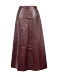High Waist Midi Skirt - Hovatok
