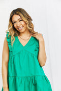 Hailey & Co Play Date Full Size Ruffle Dress - Hovatok