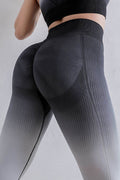 Gradient High Waist Sports Leggings - Hovatok