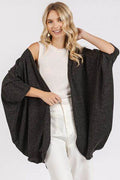Mittoshop Open Front Batwing Sleeve Cardigan - Hovatok