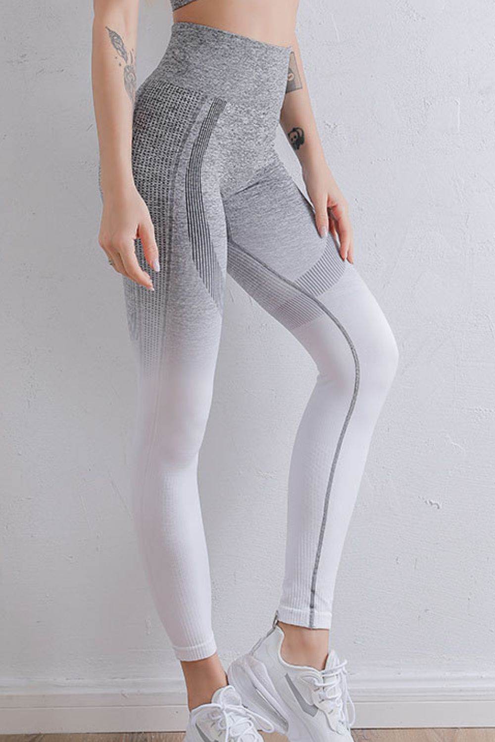 Gradient High Waist Sports Leggings - Hovatok