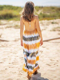 Tie-Dye Halter Neck Dress - Hovatok