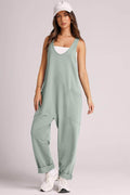 Lovelet Wide Strap Jumpsuit with Pockets - Hovatok