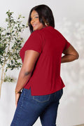 Basic Bae Full Size Round Neck Short Sleeve T-Shirt - Hovatok