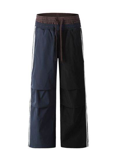 Men's Double-Waisted Straight-Leg Cargo Pants - Hovatok