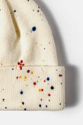 Confetti Rib-Knit Cuff Beanie - Hovatok