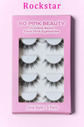 SO PINK BEAUTY Faux Mink Eyelashes 5 Pairs - Hovatok