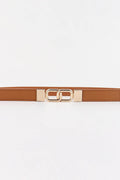Geometric Double Buckle Elastic Belt - Hovatok
