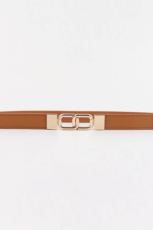 Geometric Double Buckle Elastic Belt - Hovatok