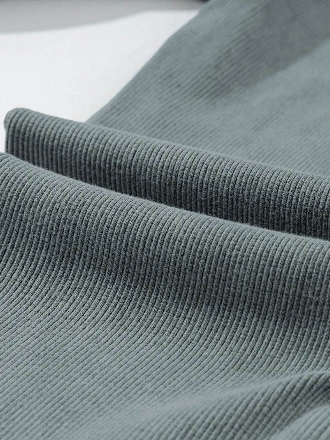 Ribbed Elastic Waist Leggings - Hovatok