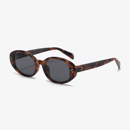 Polycarbonate Frame Oval Sunglasses - Hovatok