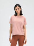 Millennia Round Neck Short Sleeve Active T-Shirt - Hovatok