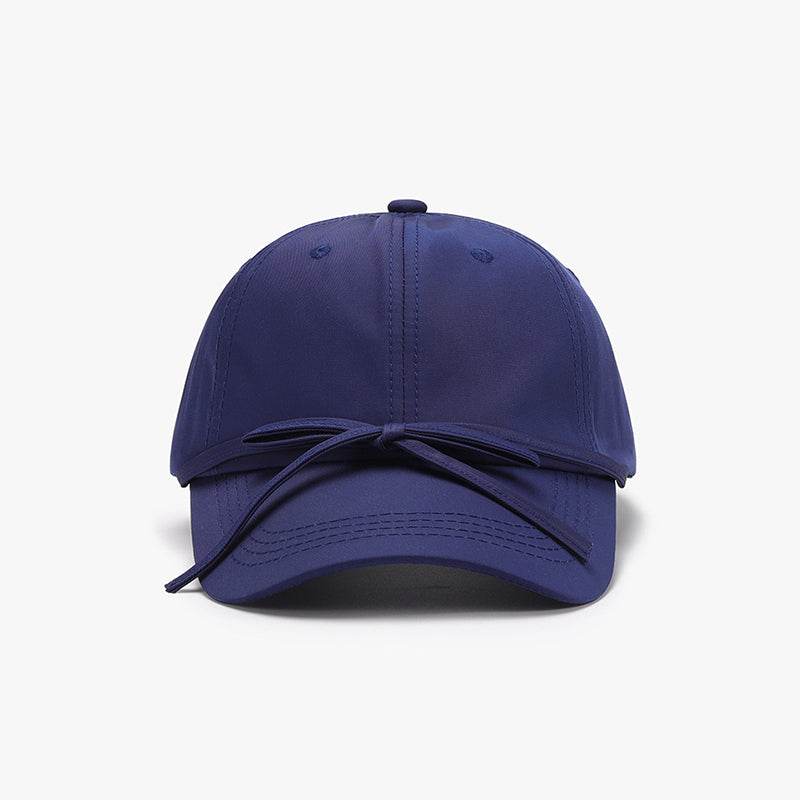 Tied Bow Cotton Baseball Cap - Hovatok
