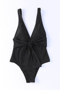Plunge Wide Strap One-Piece Swimwear - Hovatok