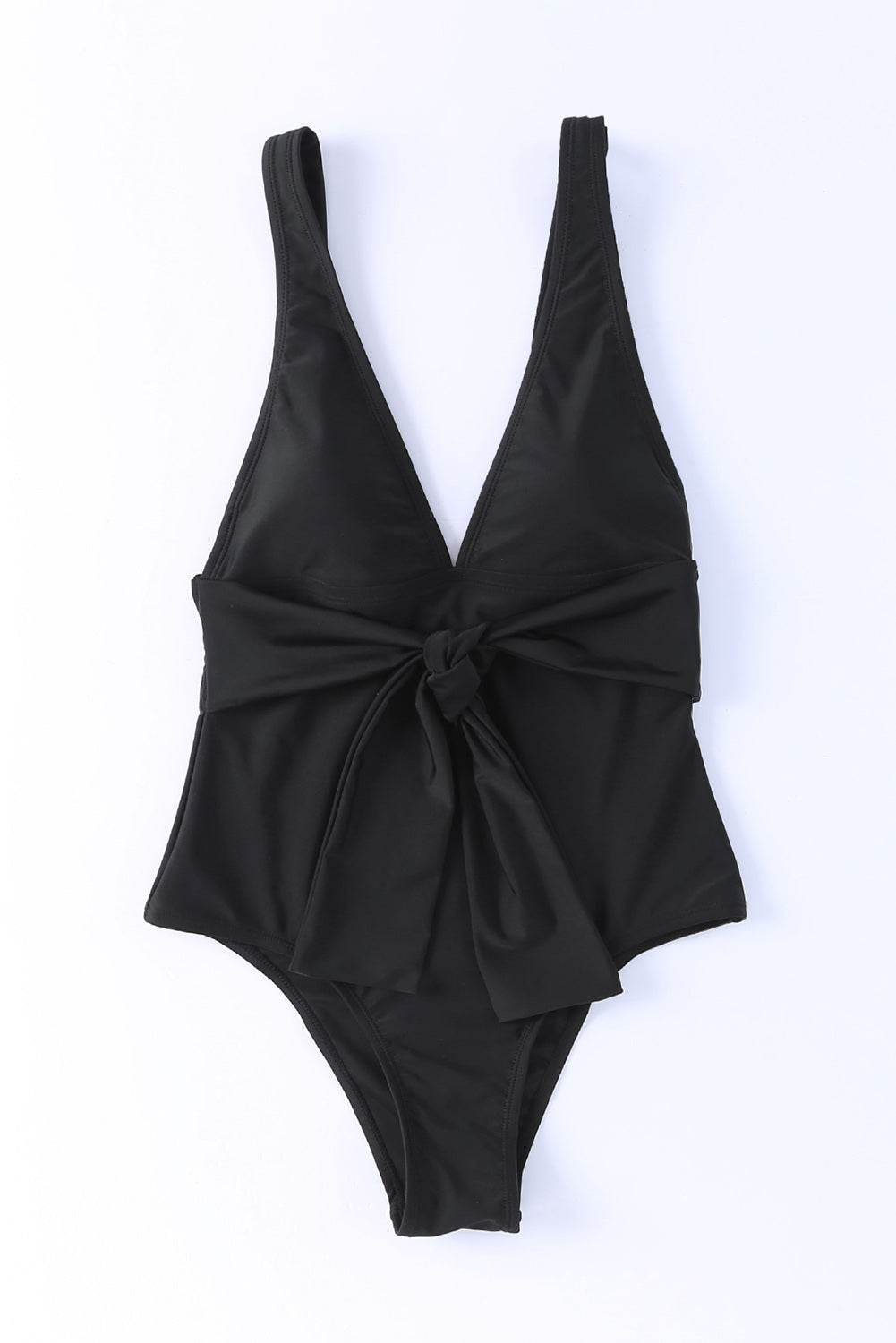 Plunge Wide Strap One-Piece Swimwear - Hovatok