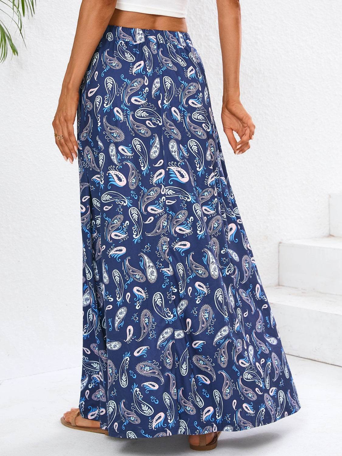Printed Maxi Skirt - Hovatok