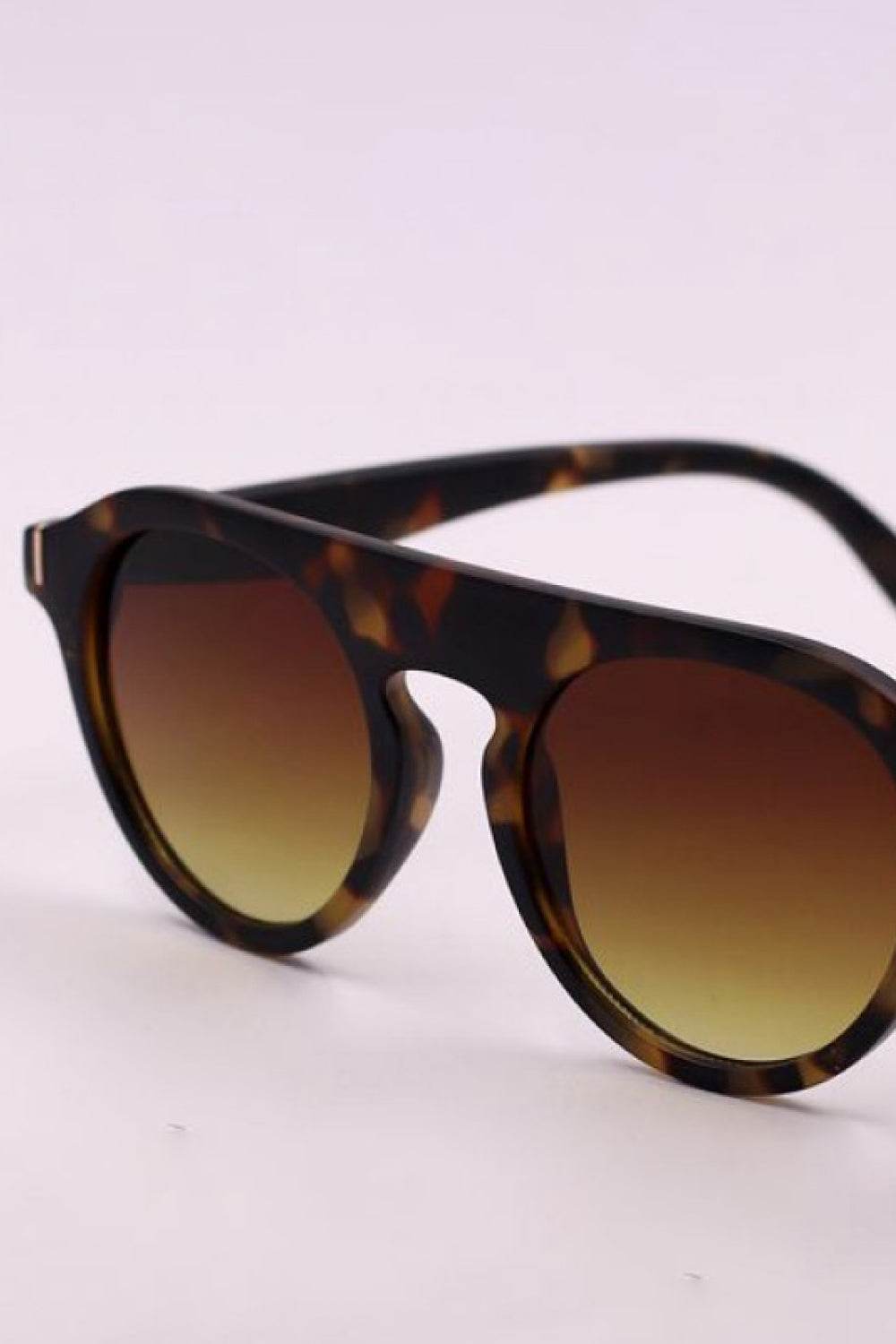 3-Piece Round Polycarbonate Full Rim Sunglasses - Hovatok