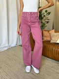 RFM Full Size High Rise Garment Dye Wide Leg Jeans - Hovatok
